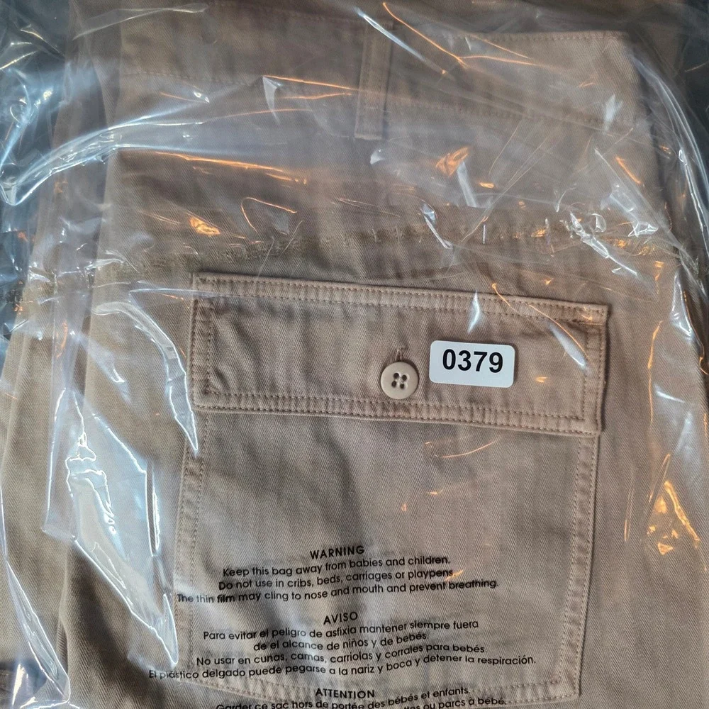 Nike Life Mens Herringbone Carpenter Pants Oxen Brown HJ0645-227 Size 36 NWT‎